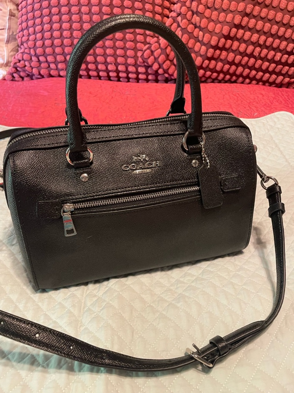 NWOT Coach Rowan Crossbody Satchel 
Black